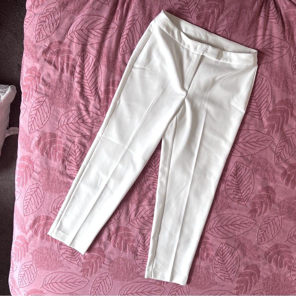 Elegant White Women's Pants